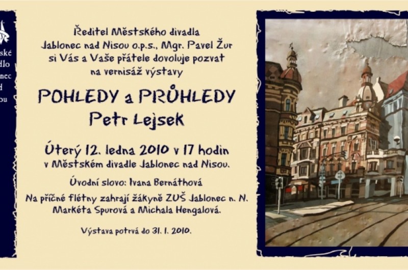 "POHLEDY A PRŮHLEDY" - PETR LEJSEK